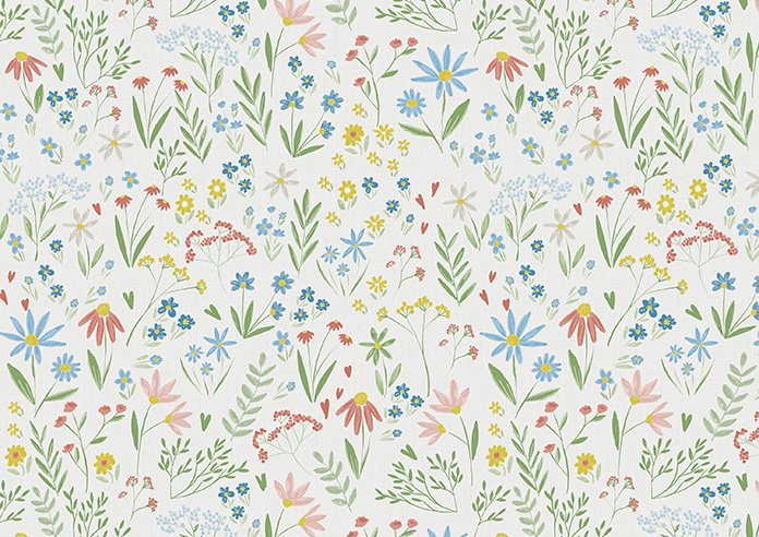 Scandi Meadow, Springtime - Twist&Fit Roller Blind - Image 6